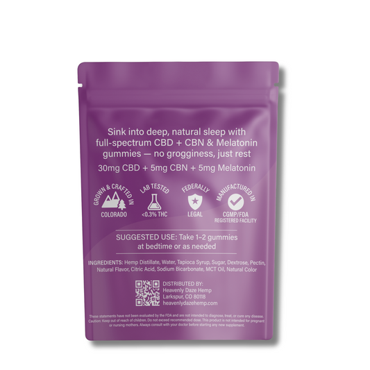 DREAM – Sleep Gummies with CBD, CBN + Melatonin